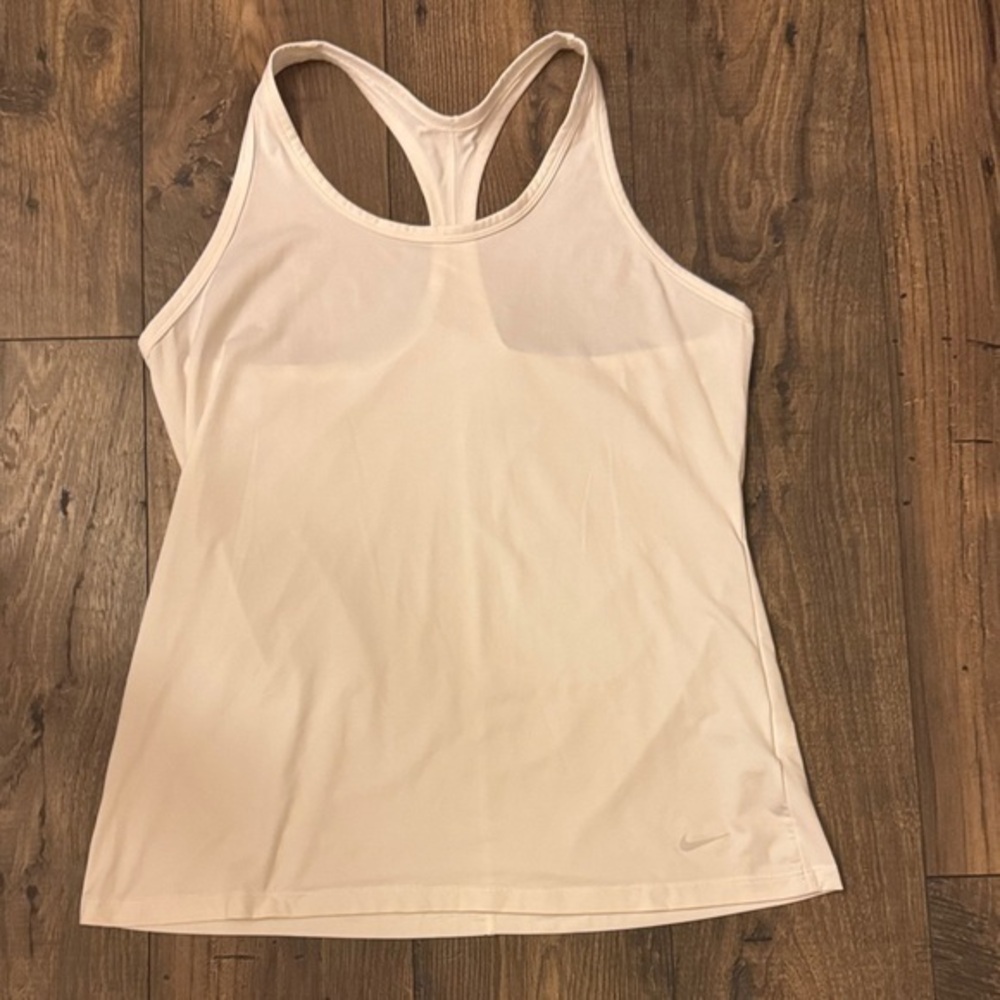Nike Women's White Dri-Fit Tank Top Size XL